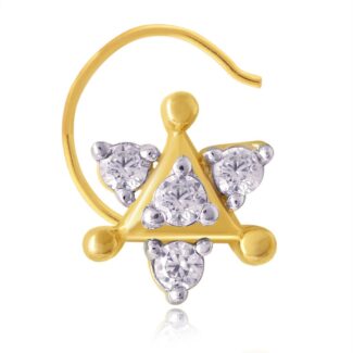 Triangle Diamond Nose Pin